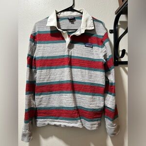 EUC Mens Patagonia Collared Shirt 100% Organic Cotton Size M